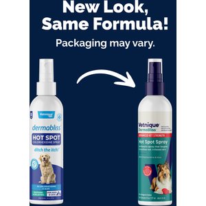 Vetnique Labs DermaBliss Advanced Vet Strength Hot Spot Antiseptic Chlorhexidine Dog & Cat Skin Spray, 8-oz bottle