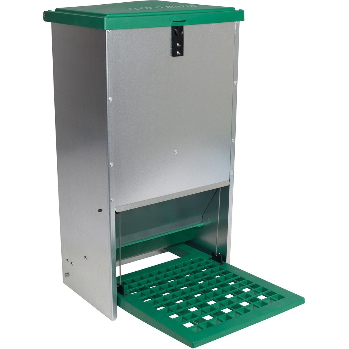 Hatching Time Feedomatic Automatic Treadle Chicken Feeder, 44-lb