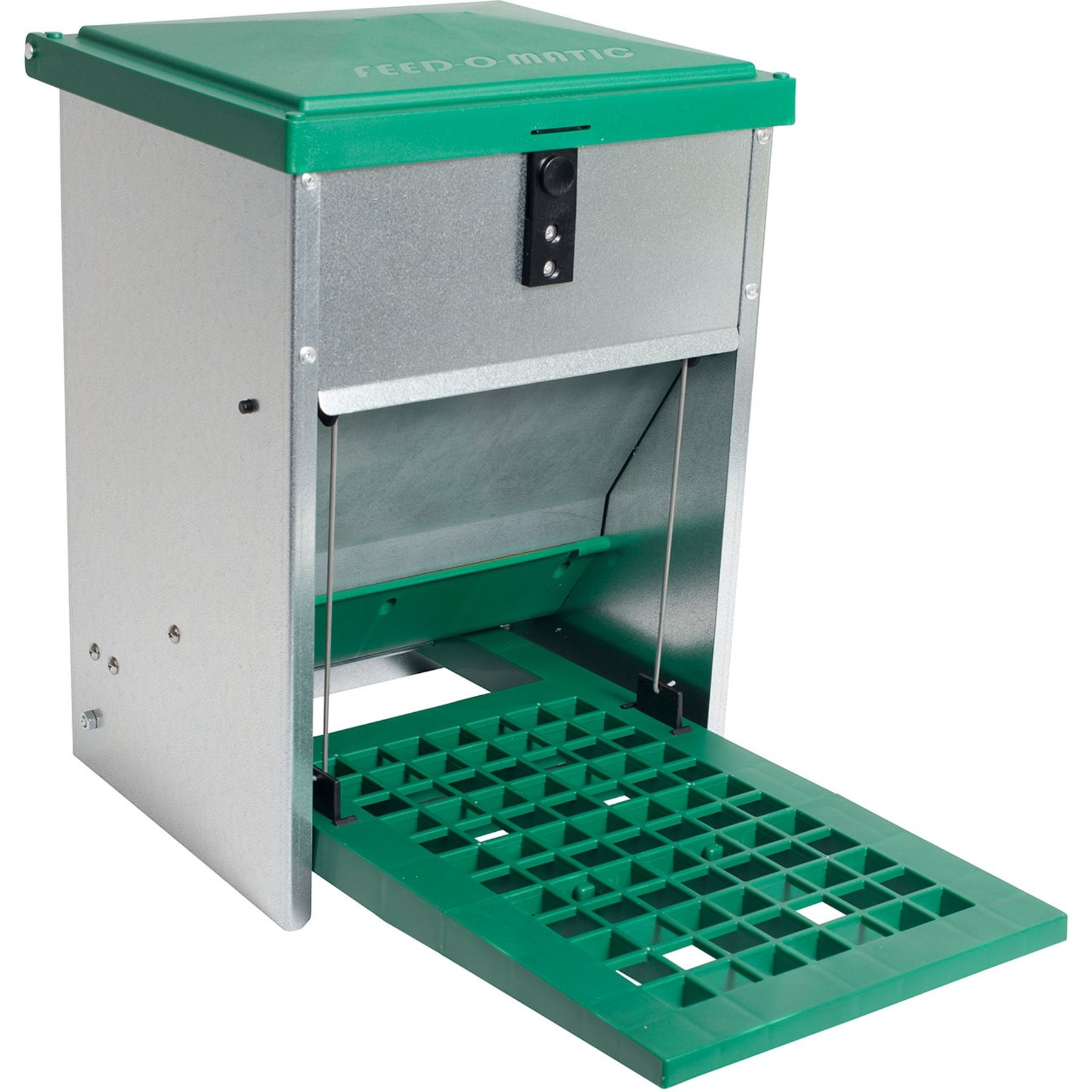 Hatching Time Feedomatic Automatic Treadle Chicken Feeder, 11-lb