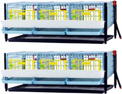 Hatching Time Comfortplast Jumbo Quail Cage Addition, Double Layer slide 1 of 8