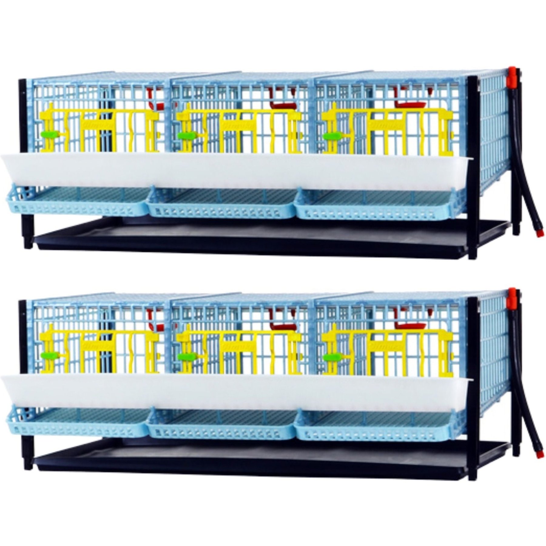 Hatching Time Comfortplast Jumbo Quail Cage Addition, Double Layer