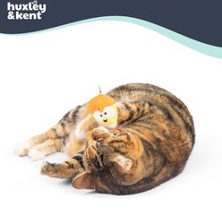 Huxley & Kent Flinger Kookie Korn Plush Cat Toy with Catnip, Orange/Yellow/White slide 2 of 8
