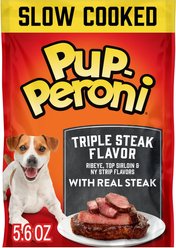 Pup-Peroni Triple Steak Flavor Dog Treats, 5.6-oz bag