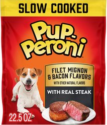 Pup-Peroni Filet Mignon & Bacon Flavors Dog Treats, 22.5-oz bag