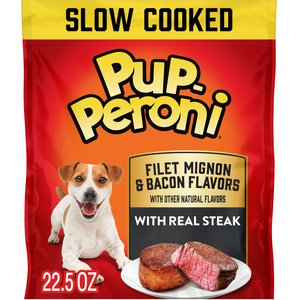 Pup-Peroni Filet Mignon & Bacon Flavors Dog Treats, 22.5-oz bag