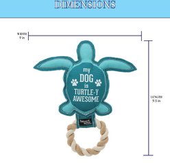 Pavilion Turtle-y Awesome Canvas Dog Toy slide 2 of 4