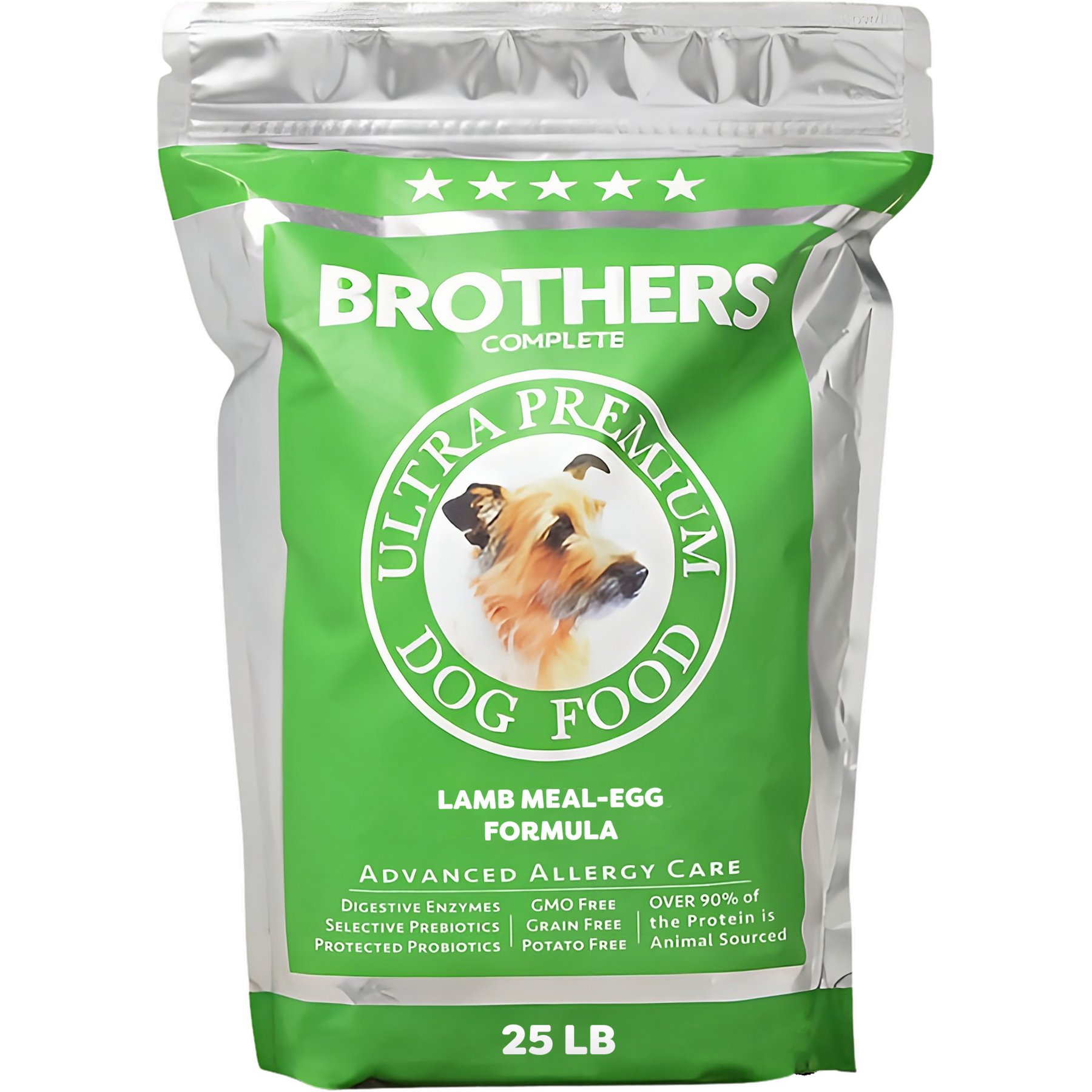 Brothers Dog Food Lamb Meal & Egg Formula Advanced Allergy Care Grain-Free Dry Dog Food, 25-lb bag