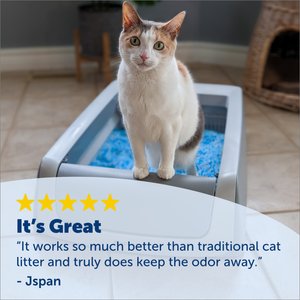 PetSafe ScoopFree Complete Disposable Crystal Cat Litter Tray, 3-Pack, Blue