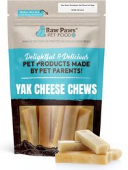 Raw Paws Himalayan Yak Dog Chews, Small, 10 count