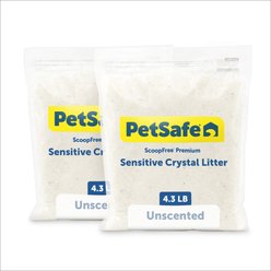 PetSafe ScoopFree Premium Crystal Cat Litter 2-Pack, Sensitive