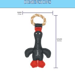 Pavilion Duck, Duck, Woof Canvas Dog Toy slide 2 of 4