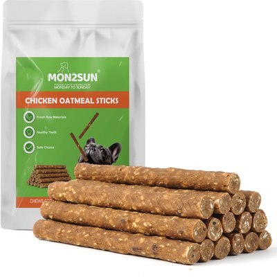 MON2SUN MON2SUN High-Protein Chicken Oatmeal Sticks Jerky 5-in Dog Treats, 10.58-oz bag