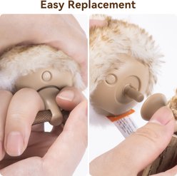Migipaws Interactive Replacement Tails MigiMice Cat Toy, Grey/Brown, 3 count slide 2 of 4