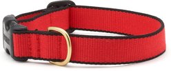 Up Country Color Market Adjustable Dog Collar, Red/Black, Medium: 12 to 18-in neck, 1-in wide