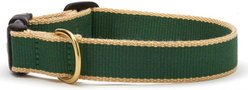 Up Country Color Market Adjustable Dog Collar, Forest/Tan, X-Large: 18 to 24-in neck, 1-in wide