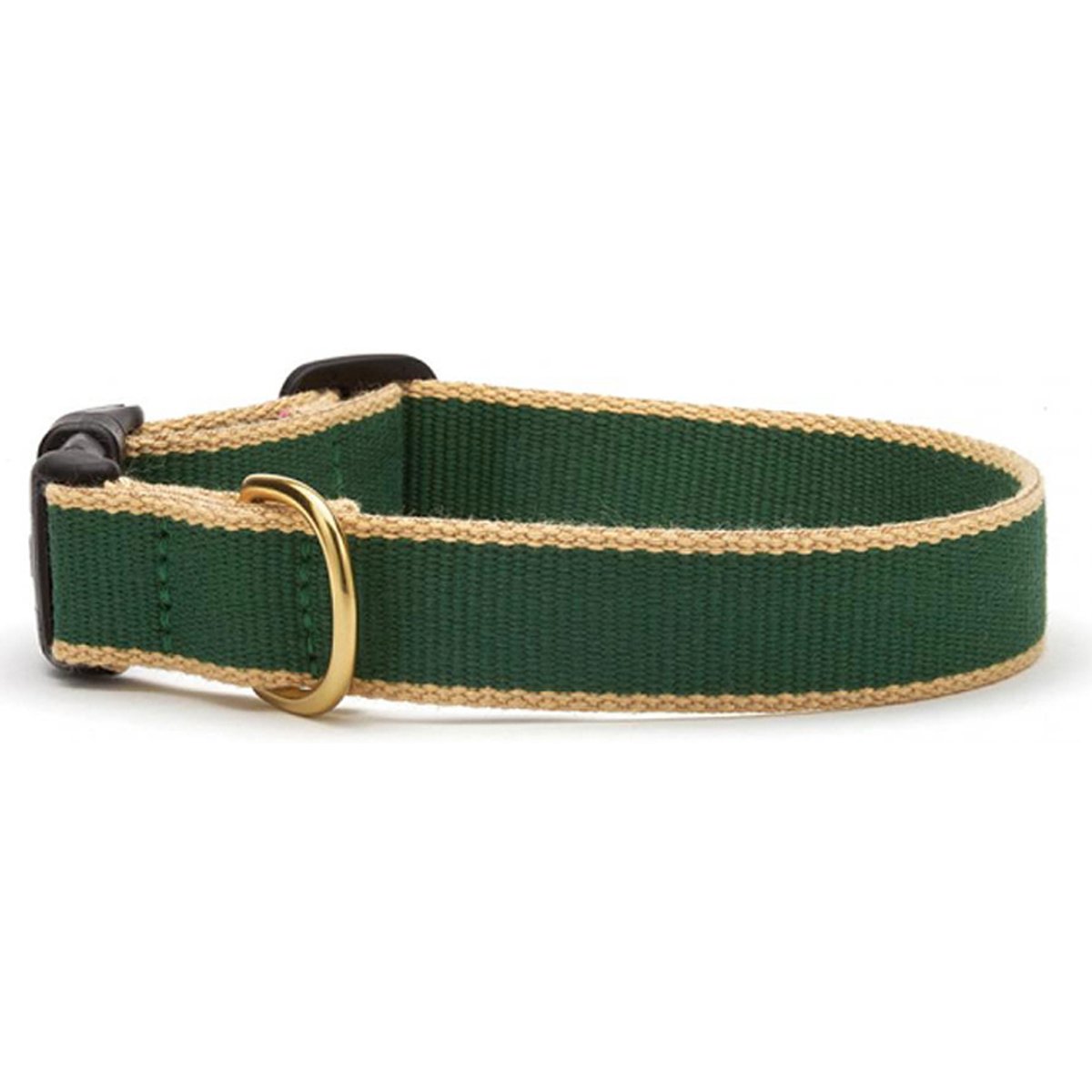 Up Country Color Market Adjustable Dog Collar, Forest/Tan, X-Small: 6 to 12-in neck, 5/8-in wide
