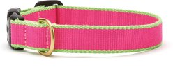 Up Country Color Market Adjustable Dog Collar, Bright Pink/Lime, Large: 15 to 21-in neck, 1-in wide