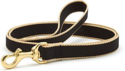 Up Country Color Market Lead Dog Leash with D-Ring, Black/Tan, 5-ft long, 1-in wide
