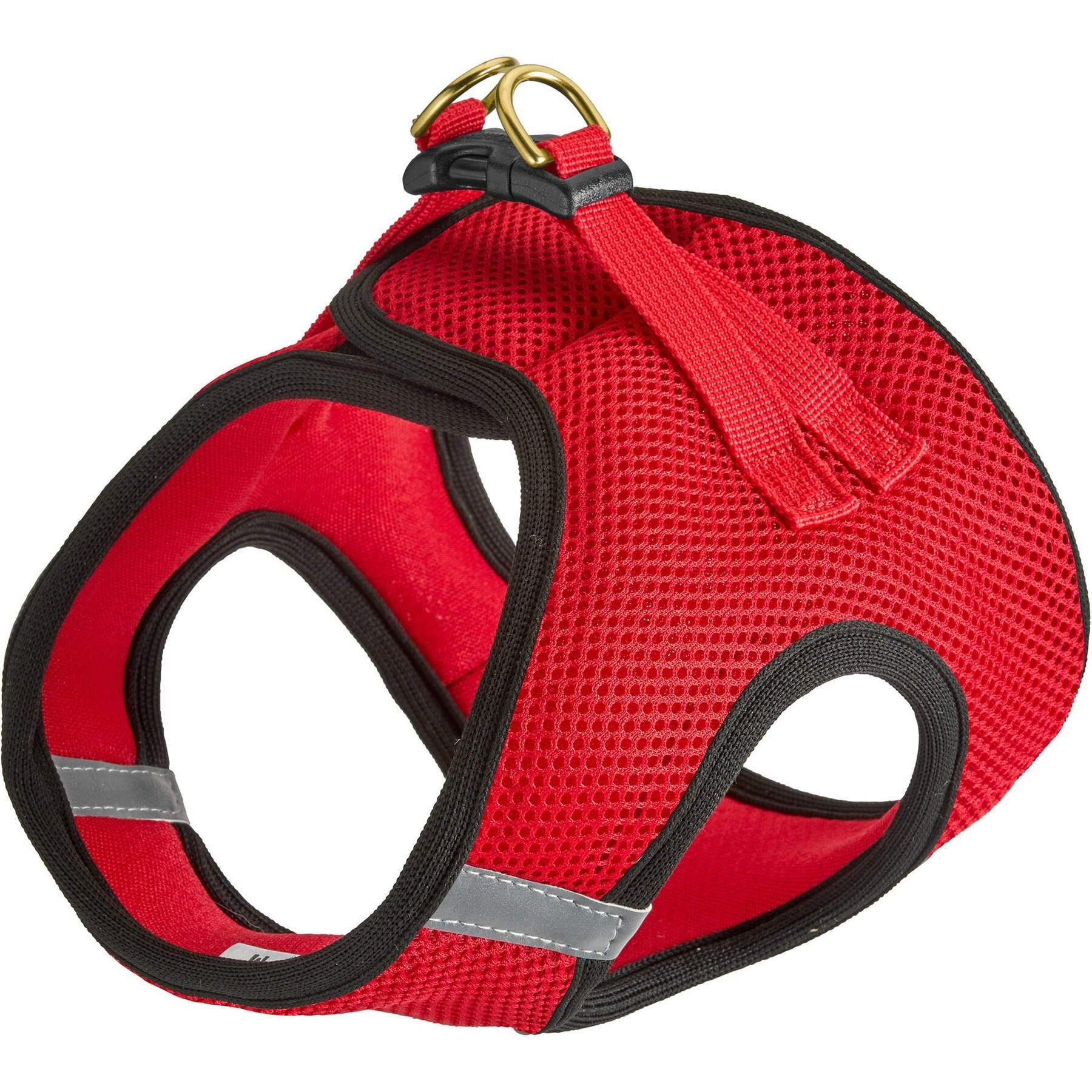Up Country Step-In Vest Dog Harness, Red/Black, X-Small: 12 to 14-in chest