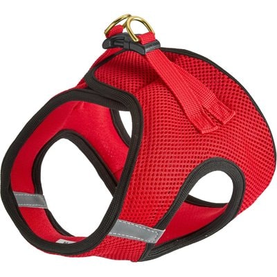 Up Country Up Country Step-In Vest Dog Harness, Red/Black, Small: 14 to 16-in chest