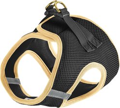 Up Country Step-In Vest Dog Harness, Black/Tan, Small: 14 to 16-in chest