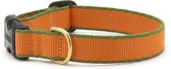Up Country Color Market Adjustable Dog Collar, Tangerine/Pine, XX-Large: 21 to 27-in neck, 1-in wide