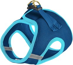 Up Country Step-In Vest Dog Harness, Navy/Aqua, Small: 14 to 16-in chest