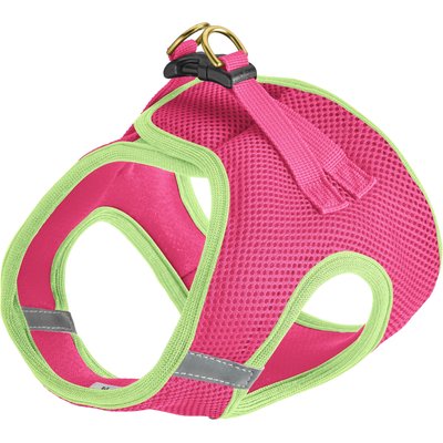 Up Country Up Country Step-In Vest Dog Harness, Pink/Lime, Small: 14 to 16-in chest