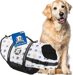 Paws Aboard Nautical Dog Life Jacket, Large