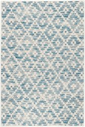 Annie Selke Dash & Albert Melange Diamond Machine Washable Rug, Blue, 2 x 3-ft