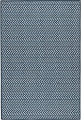 Annie Selke Dash & Albert Herringbone Machine Washable Rug, Navy, 4 x 6-ft