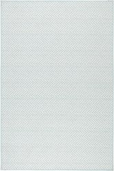 Annie Selke Dash & Albert Herringbone Machine Washable Rug, Swedish Blue, 7.6 x 9.6-ft