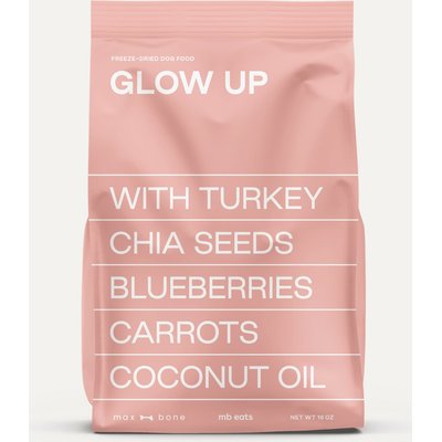 maxbone maxbone Glow Up Grain-Free Raw Turkey Recipe Freeze-Dried Dog Food, 16-oz bag