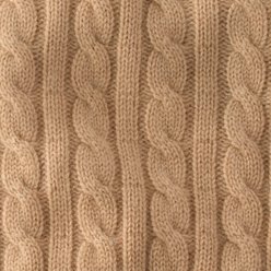 Pet Passion Gable The Cable Knit Wool Cashmere Dog Sweater, Camel, Small slide 2 of 9