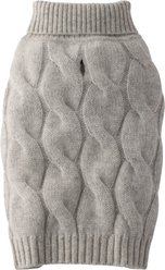 Pet Passion Clark The Chunky Cable Dog Sweater Vest, Cashmere, Small slide 2 of 9