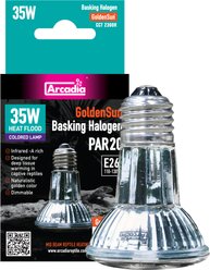 Arcadia Reptile GoldenSun Reptile Halogen Heat Lamp, 35-watt