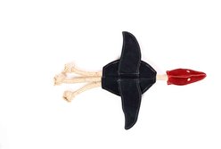 Angel Loon Squeaky Rope Tug Dog Toy, Blue & Red, Medium/Large