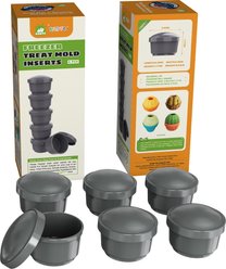 KADTC Freezer Treat Inserts Dog Lick Toy, Grey, Small, 6 count