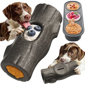 KADTC Durable Stump Freeze Tough Treat Refill Dispensing Dog Toy