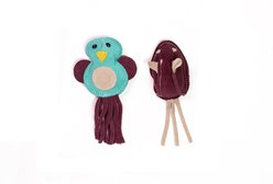 Angel Urban Creatures Chaser Cat Toy with Catnip, Purple & Green