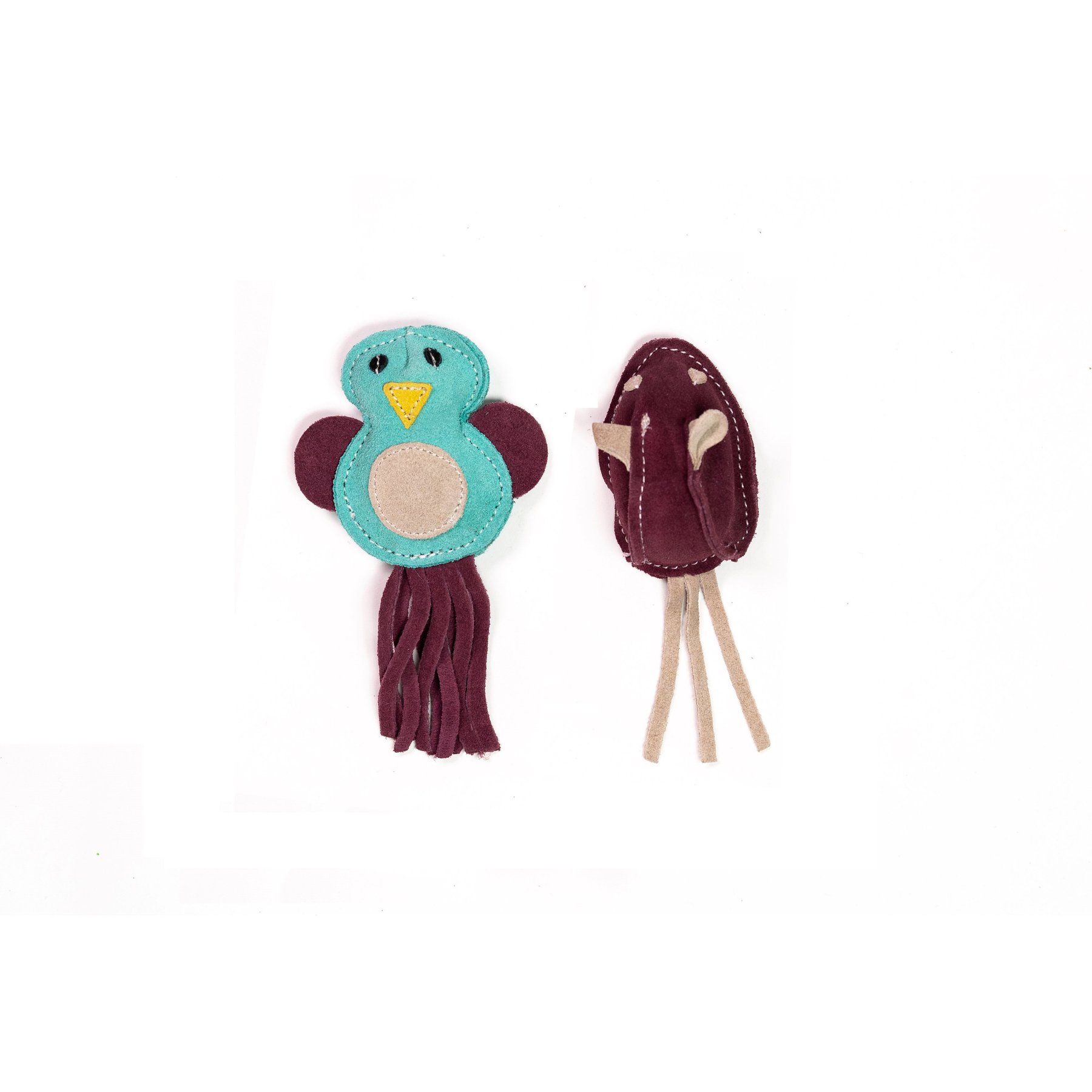 Angel Urban Creatures Chaser Cat Toy with Catnip, Purple & Green
