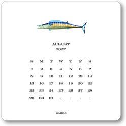 Maison de Papier Saltwater Fish 2027 Calendar slide 2 of 8