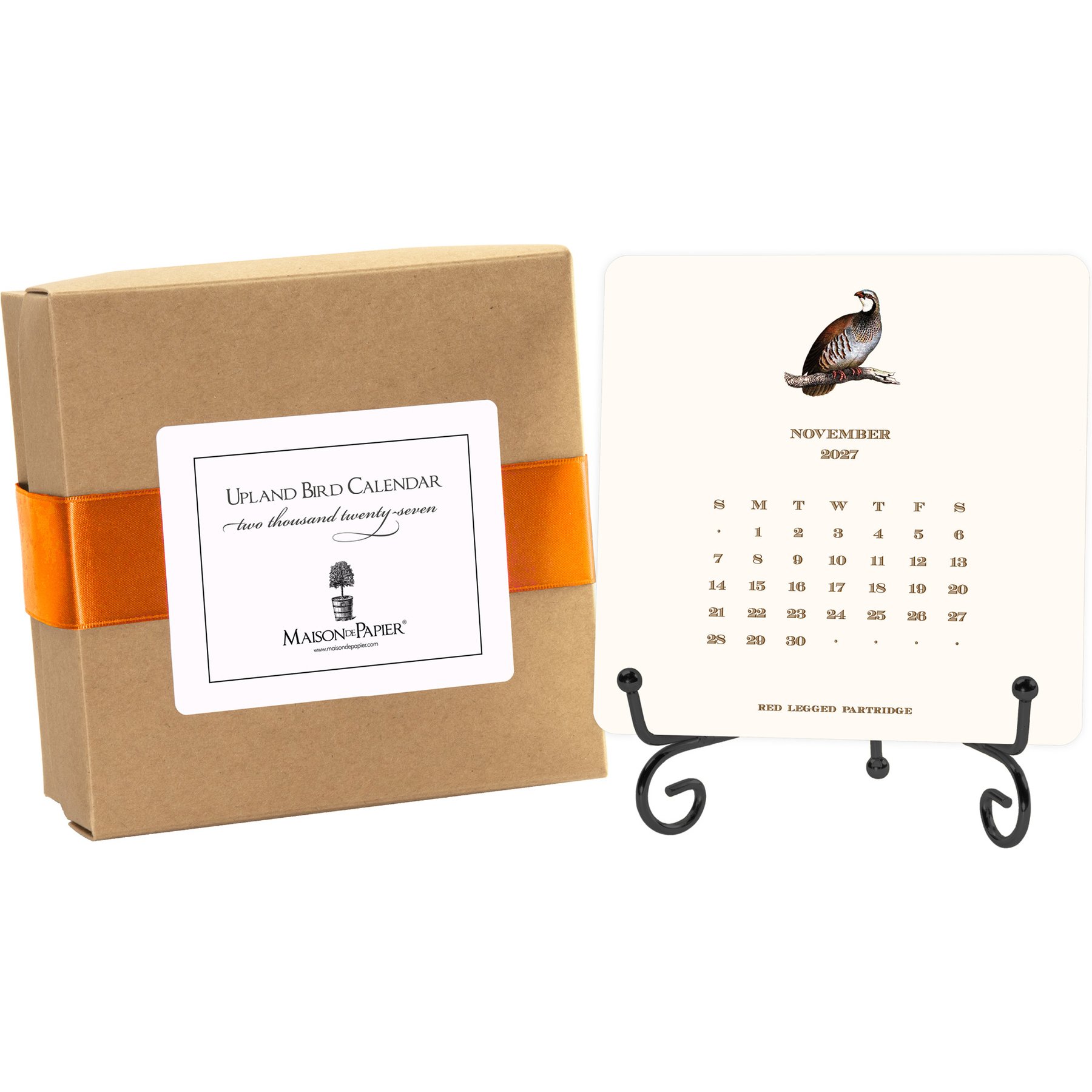 Maison de Papier Upland Bird 2027 Calendar