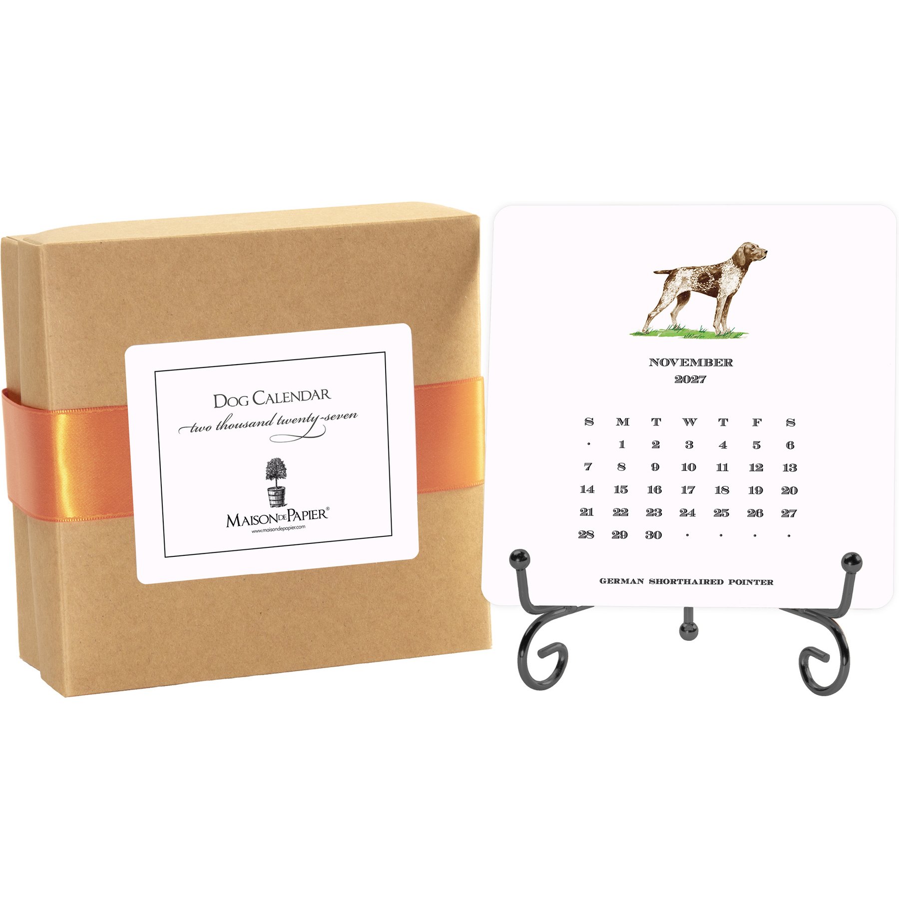 Maison de Papier Dog 2027 Calendar