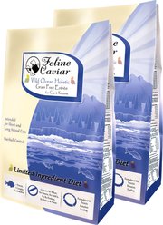 Feline Caviar Limited Ingredient Diet Wild Ocean Holistic Entrée Grain-Free Dry Cat Food, 22-lb bundle