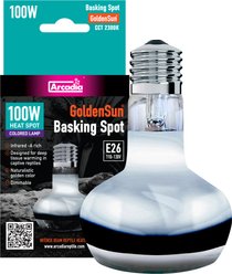 Arcadia Reptile GoldenSun Basking Spotlight Heat Lamp, 100-watt, 1 count