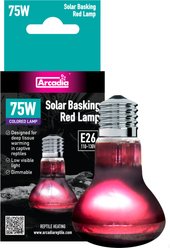 Arcadia Reptile Basking Red Light, 75-watt