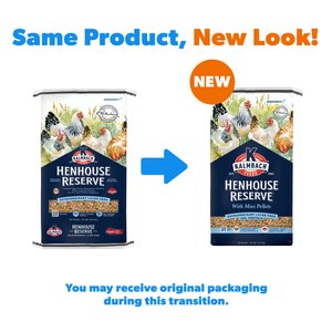 Kalmbach Feeds All Natural Henhouse Reserve 18% Protein Premium Layer Chicken Feed, 30-lb bag