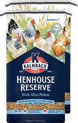 Kalmbach Feeds All Natural Henhouse Reserve 18% Protein Extraordinary Layer Poultry Feed, 30-lb bag, 2 count