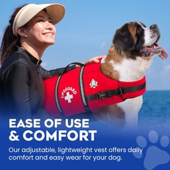 Paws Aboard Lifeguard Neoprene Dog Life Jacket, Large slide 2 of 7